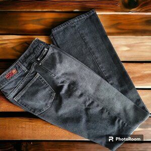 AG Adriano Goldschmied Gemini Grey Black Bootcut Jeans Tag Sz 27 Regular